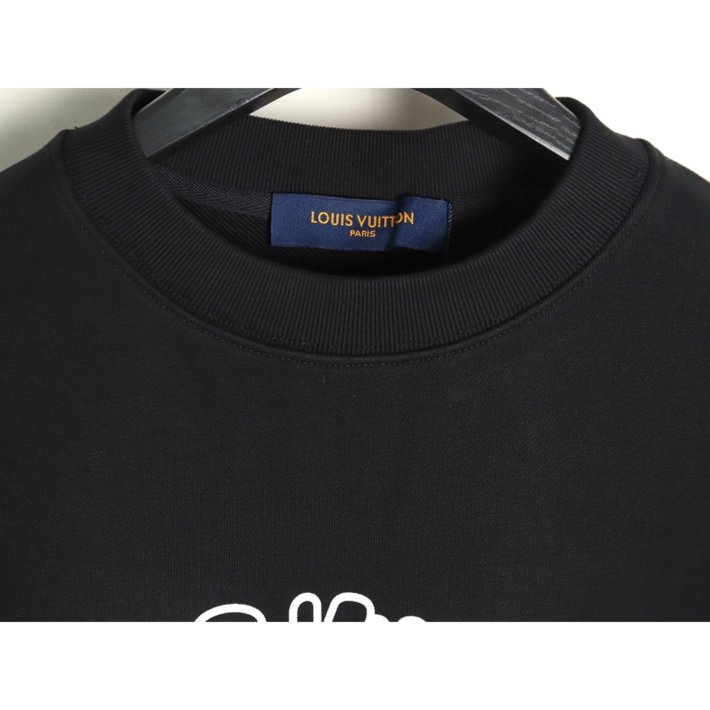 Louis Vuitton 1854 Lettering Embroidered Crew Neck Sweatshirt,Louis Vuitton