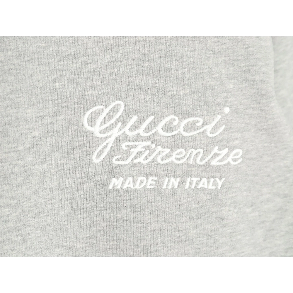 Gucci slogan embroidered crew neck sweatshirt,Gucci