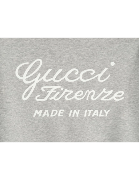 Gucci slogan embroidered crew neck sweatshirt,Gucci