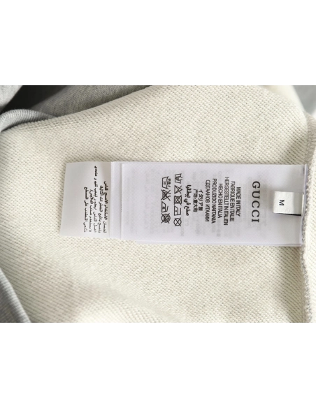 Gucci slogan embroidered crew neck sweatshirt,Gucci