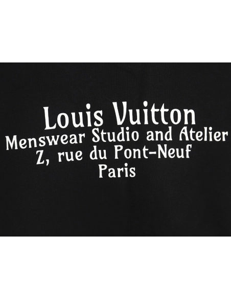 Louis Vuitton Classic Lettering Crew Neck Sweatshirt TSK1,Louis Vuitton