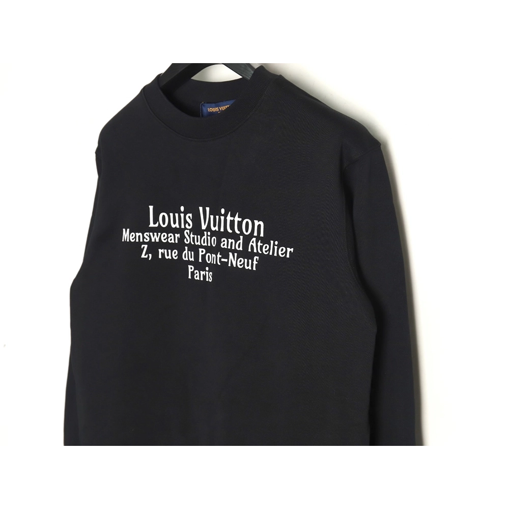 Louis Vuitton Classic Lettering Crew Neck Sweatshirt TSK1,Louis Vuitton