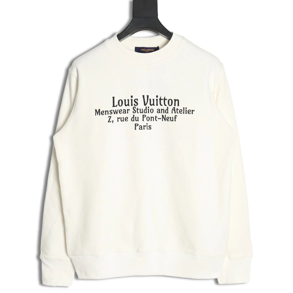 Louis Vuitton Classic Lettering Crew Neck Sweatshirt,Louis Vuitton