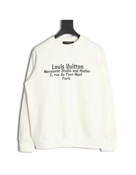 Louis Vuitton Classic Lettering Crew Neck Sweatshirt,Louis Vuitton