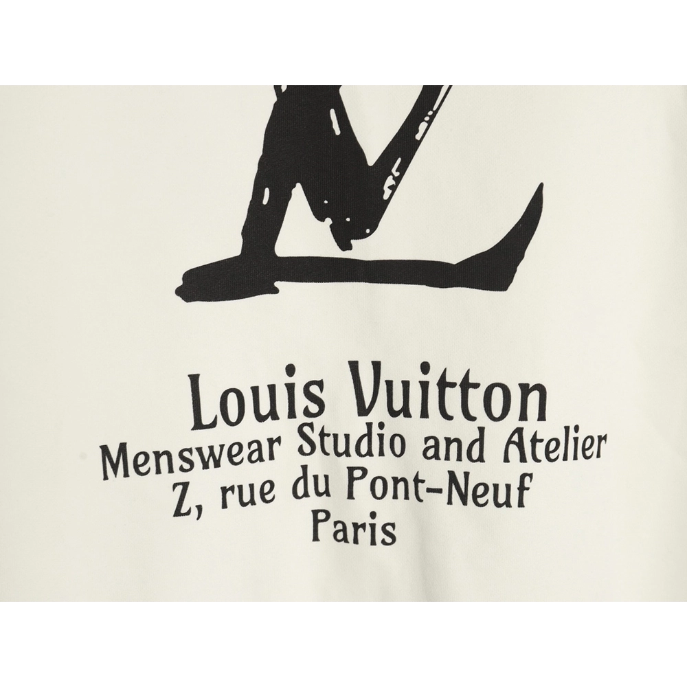Louis Vuitton Classic Lettering Crew Neck Sweatshirt,Louis Vuitton