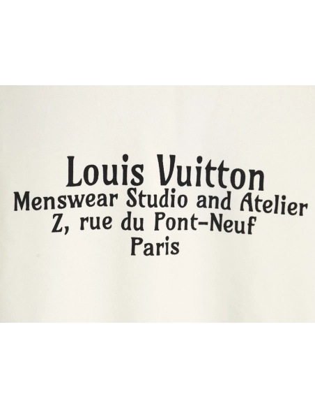 Louis Vuitton Classic Lettering Crew Neck Sweatshirt,Louis Vuitton