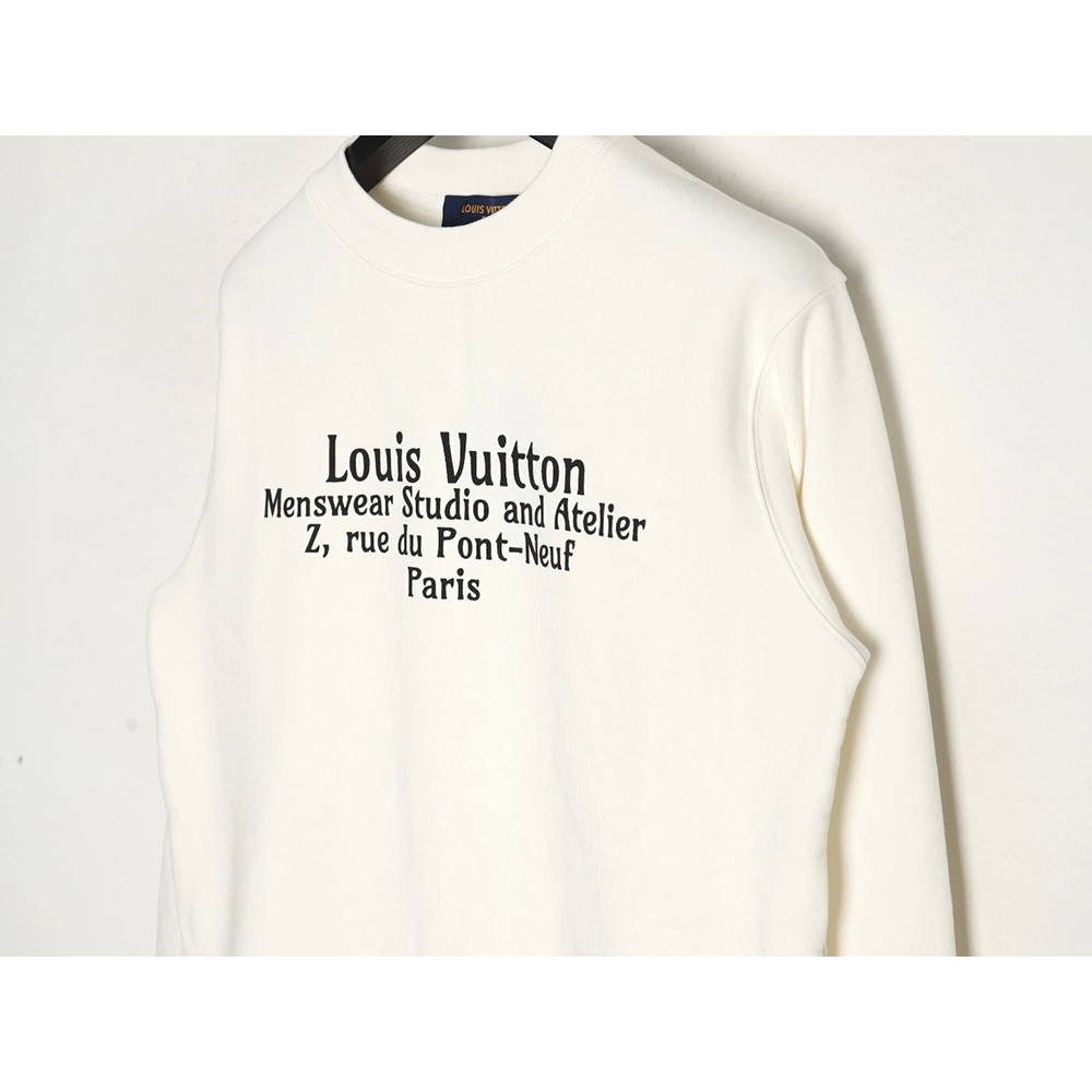 Louis Vuitton Classic Lettering Crew Neck Sweatshirt,Louis Vuitton