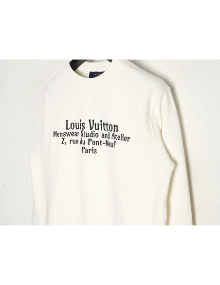 Louis Vuitton Classic Lettering Crew Neck Sweatshirt,Louis Vuitton