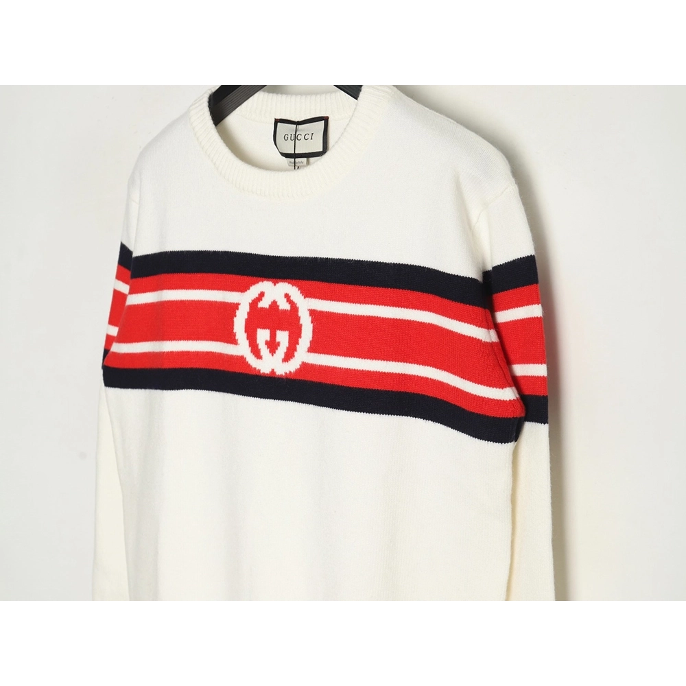 Gucci Double G Interlocking Striped Sweater,Gucci