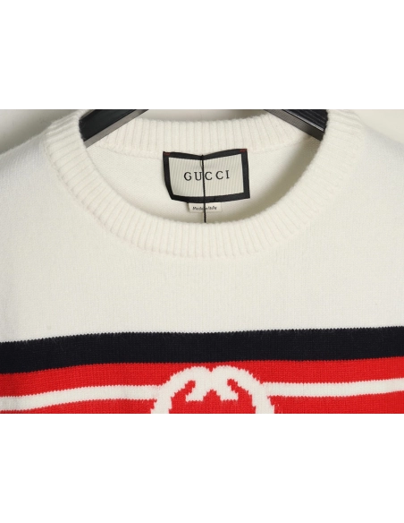 Gucci Double G Interlocking Striped Sweater,Gucci