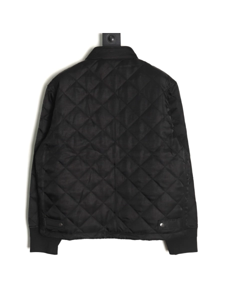 Burberry diamond quilted stand collar padded jacket,Burberry