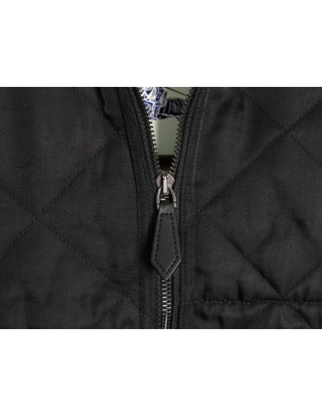Burberry diamond quilted stand collar padded jacket,Burberry