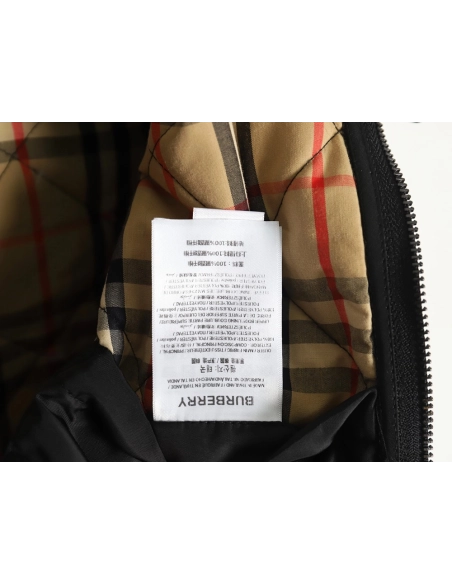 Burberry diamond quilted stand collar padded jacket,Burberry