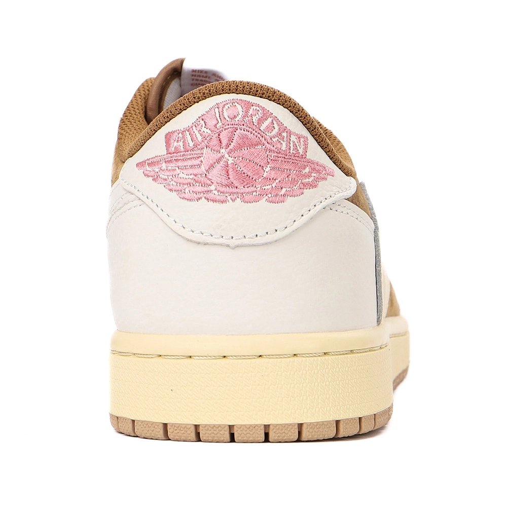Travis Scott x Air Jordan 1 Low OG Sail Shy Pink DM7866-106,AIR JORDAN 1 LOW,Air Jordan
