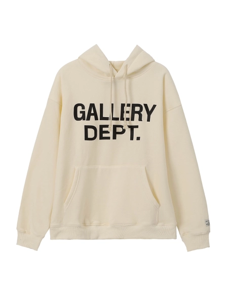 Gallery Dept Lettering Hooded Sweatshirt,Gallery Dept