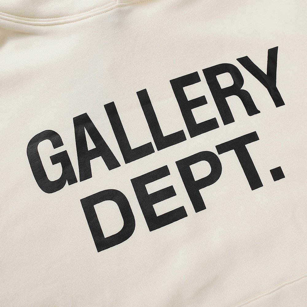 Gallery Dept Lettering Hooded Sweatshirt,Gallery Dept