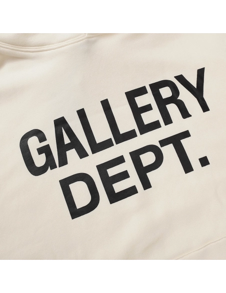 Gallery Dept Lettering Hooded Sweatshirt,Gallery Dept