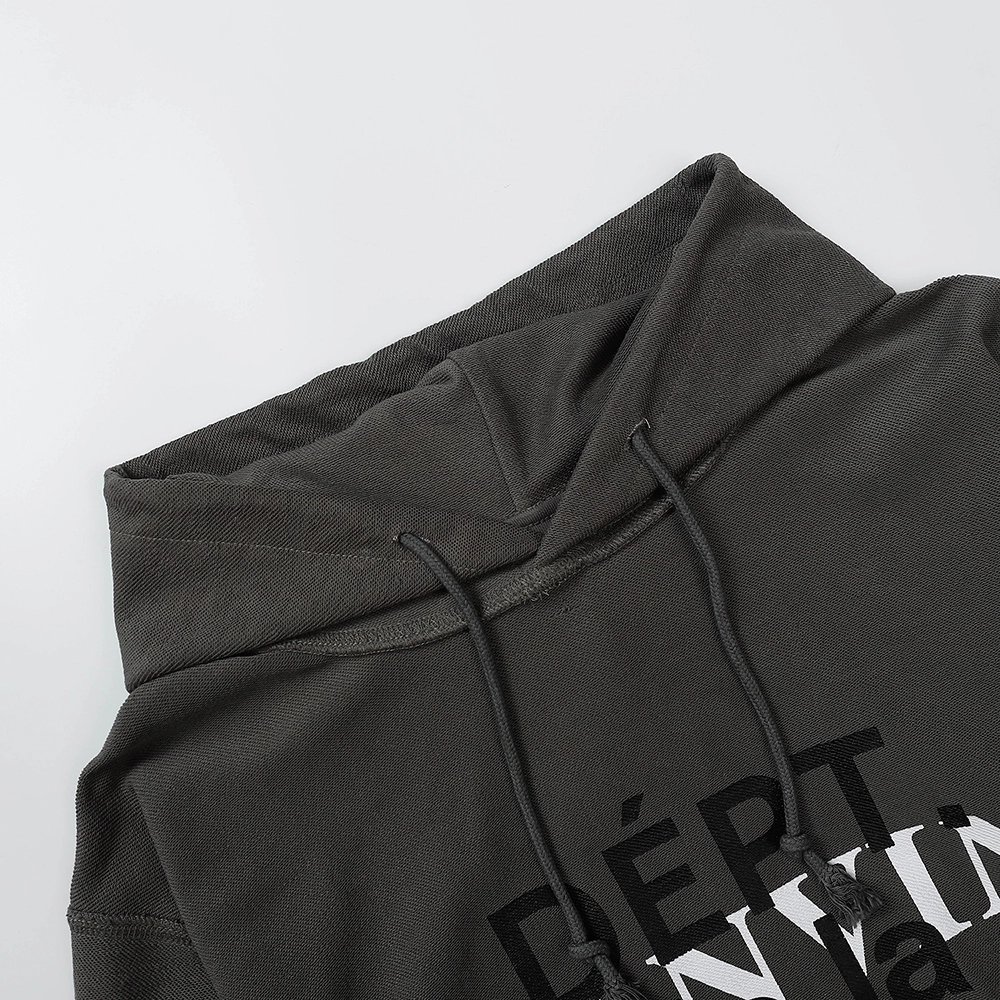 Gallery Dept Lettering Hooded Sweatshirt TSK1,Gallery Dept
