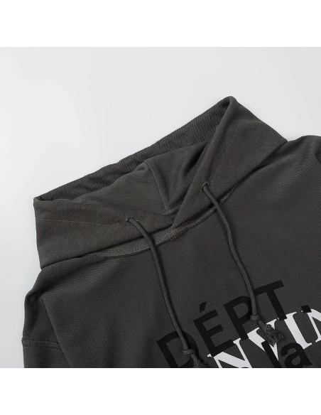 Gallery Dept Lettering Hooded Sweatshirt TSK1,Gallery Dept