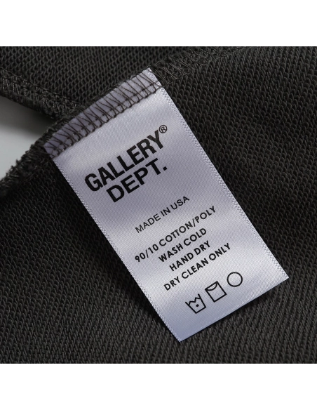 Gallery Dept Lettering Hooded Sweatshirt TSK1,Gallery Dept