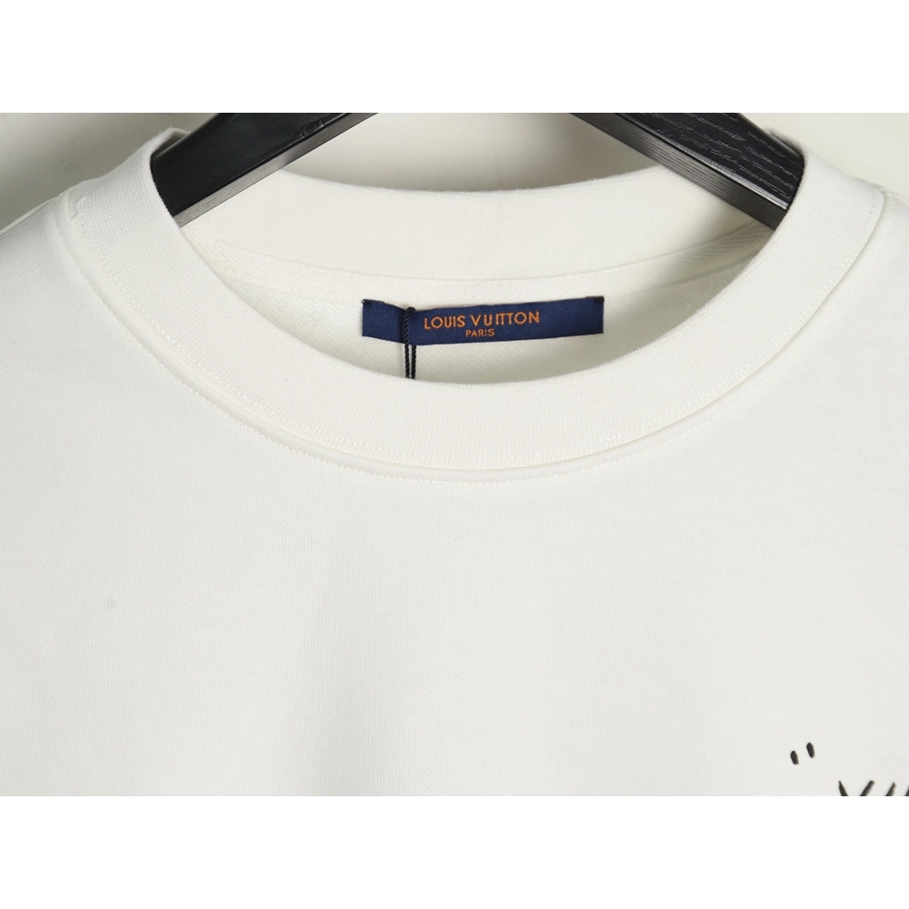 Louis Vuitton graffiti print crewneck sweatshirt,Louis Vuitton