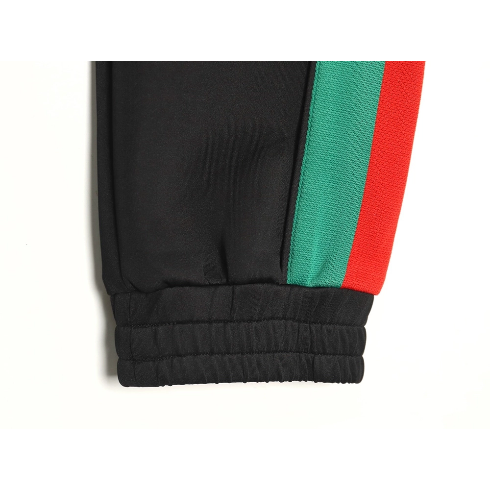 Gucci red and green jacquard web trousers,Gucci