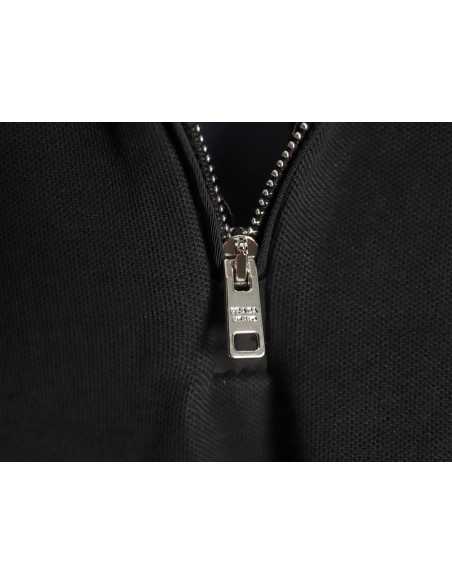 Prada Triangle Logo Long Sleeve Polo Shirt,Prada