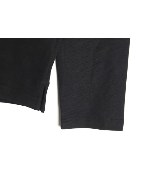 Prada Triangle Logo Long Sleeve Polo Shirt,Prada