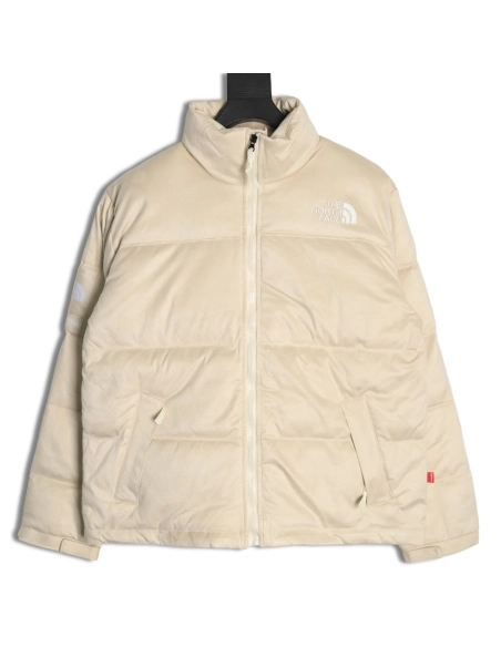 The North Face &amp; Supreme Joint Suede Down Jacket,The North Face
