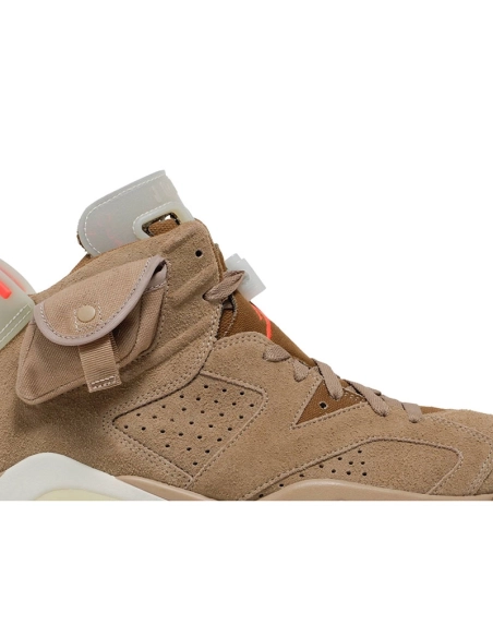 TRAVIS SCOTT X AIR JORDAN 6 RETRO BRITISH KHAKI DH0690 200,AIR JORDAN 6,Air Jordan