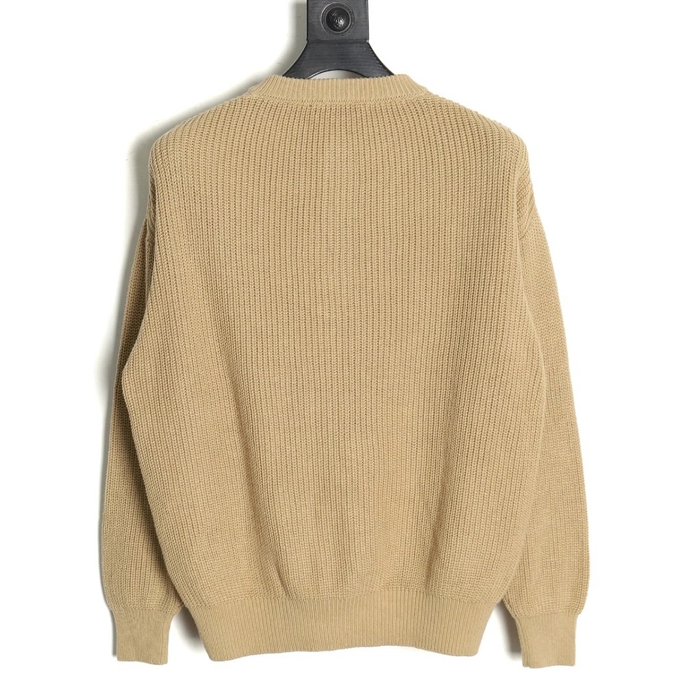 Loro Piana Henley-knit cotton crewneck sweater,Loro Piana