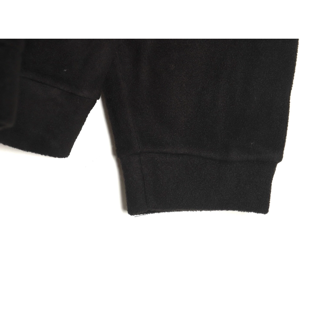 Balenciaga Polar Fleece 3B Embroidered Crew Neck Sweatshirt TSK1,Balenciaga