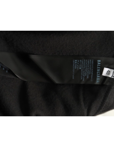 Balenciaga Polar Fleece 3B Embroidered Crew Neck Sweatshirt TSK1,Balenciaga