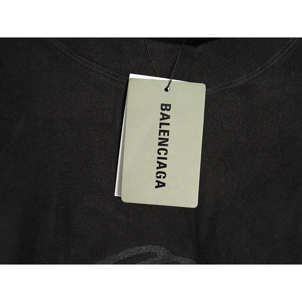 Balenciaga Polar Fleece 3B Embroidered Crew Neck Sweatshirt TSK1,Balenciaga