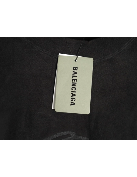 Balenciaga Polar Fleece 3B Embroidered Crew Neck Sweatshirt TSK1,Balenciaga