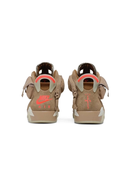 TRAVIS SCOTT X AIR JORDAN 6 RETRO BRITISH KHAKI DH0690 200,AIR JORDAN 6,Air Jordan