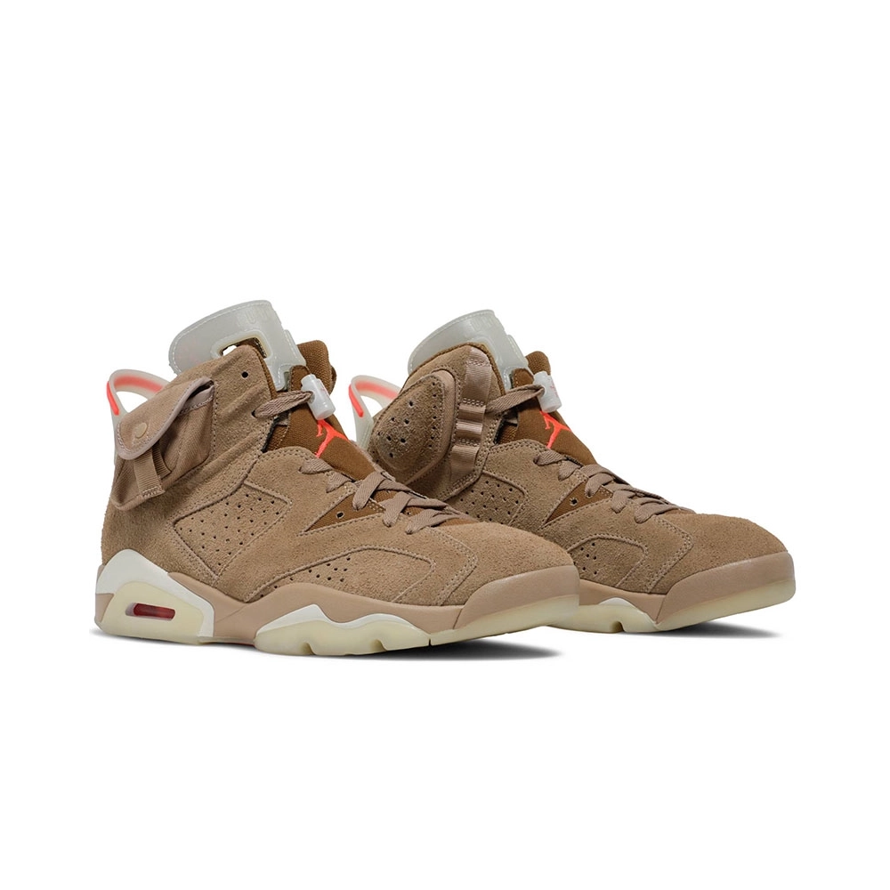 TRAVIS SCOTT X AIR JORDAN 6 RETRO BRITISH KHAKI DH0690 200,AIR JORDAN 6,Air Jordan