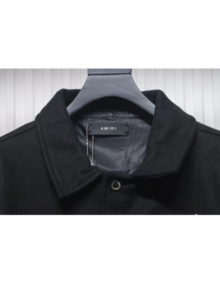 Amiri Bone Embroidery Baseball Jacket,Amiri