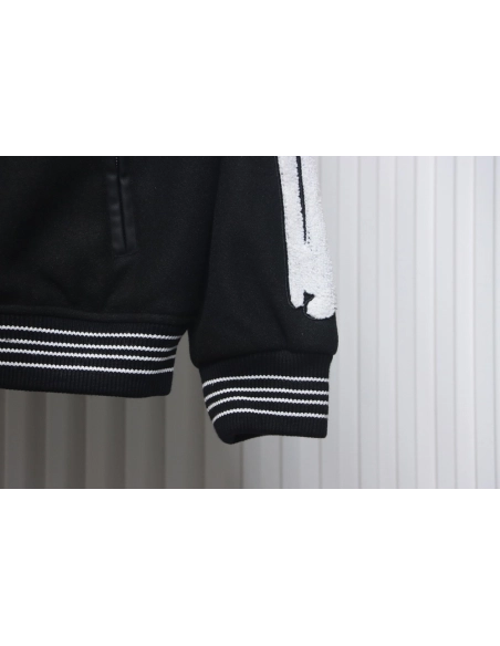 Amiri Bone Embroidery Baseball Jacket,Amiri