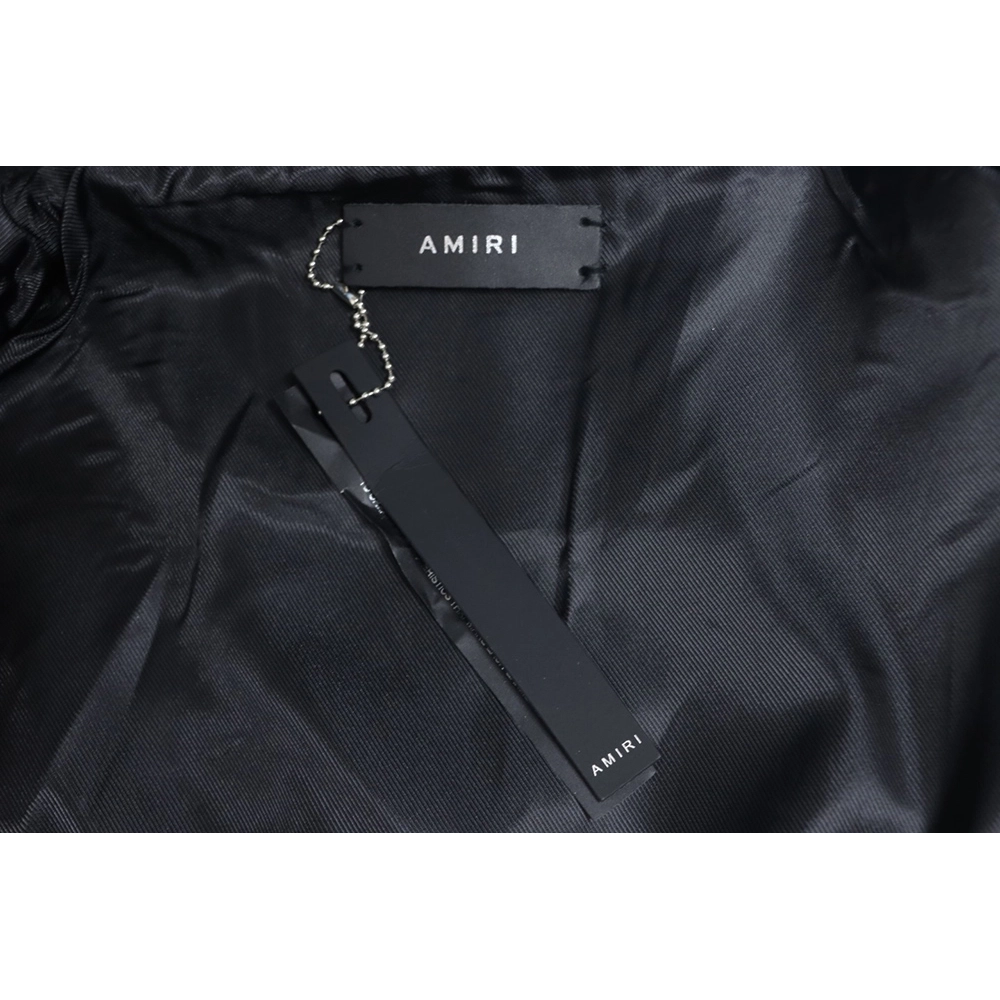 Amiri Bone Embroidery Baseball Jacket,Amiri