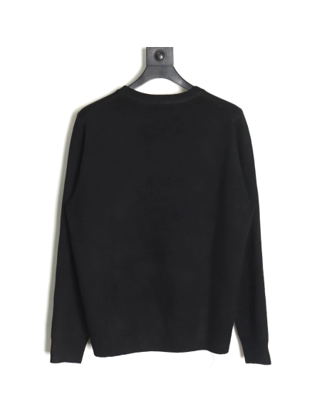 Burberry 3D cursive embroidered crew neck sweater,Burberry