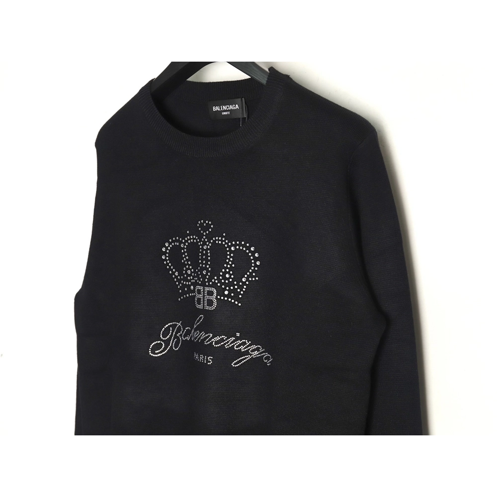 Balenciaga Crown Crewneck Sweater,Balenciaga