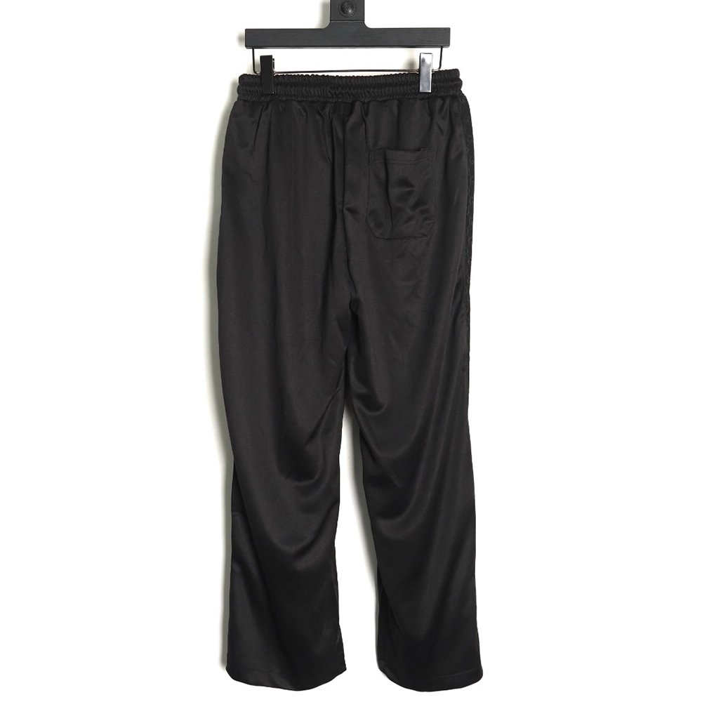 Gucci hollow double G embroidered half-zip trousers,Gucci