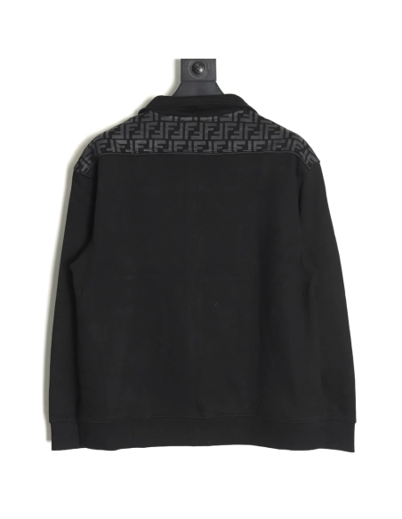Fendi FF presbyopic patchwork zipper jacket,Fendi