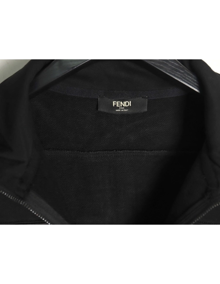 Fendi FF presbyopic patchwork zipper jacket,Fendi