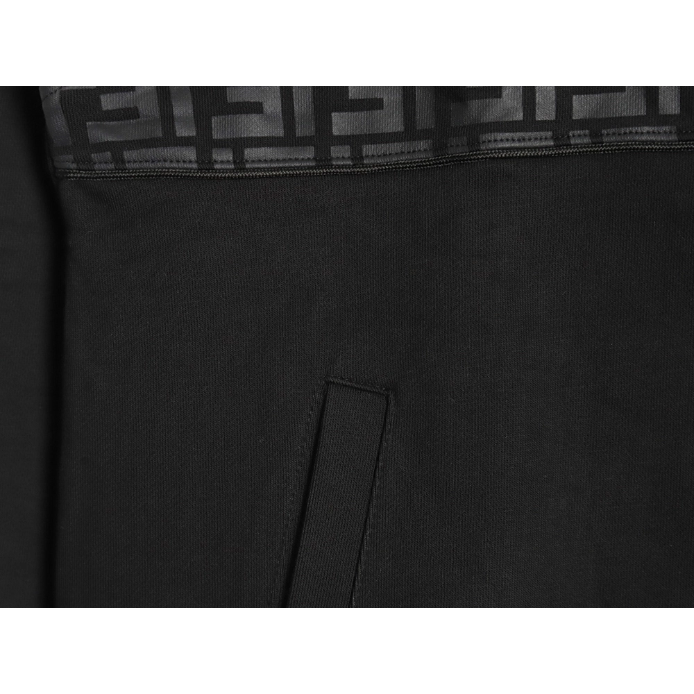 Fendi FF presbyopic patchwork zipper jacket,Fendi