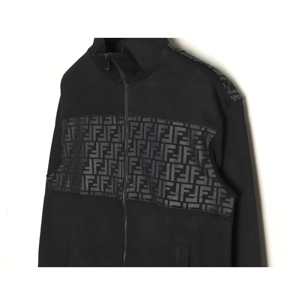 Fendi FF presbyopic patchwork zipper jacket,Fendi