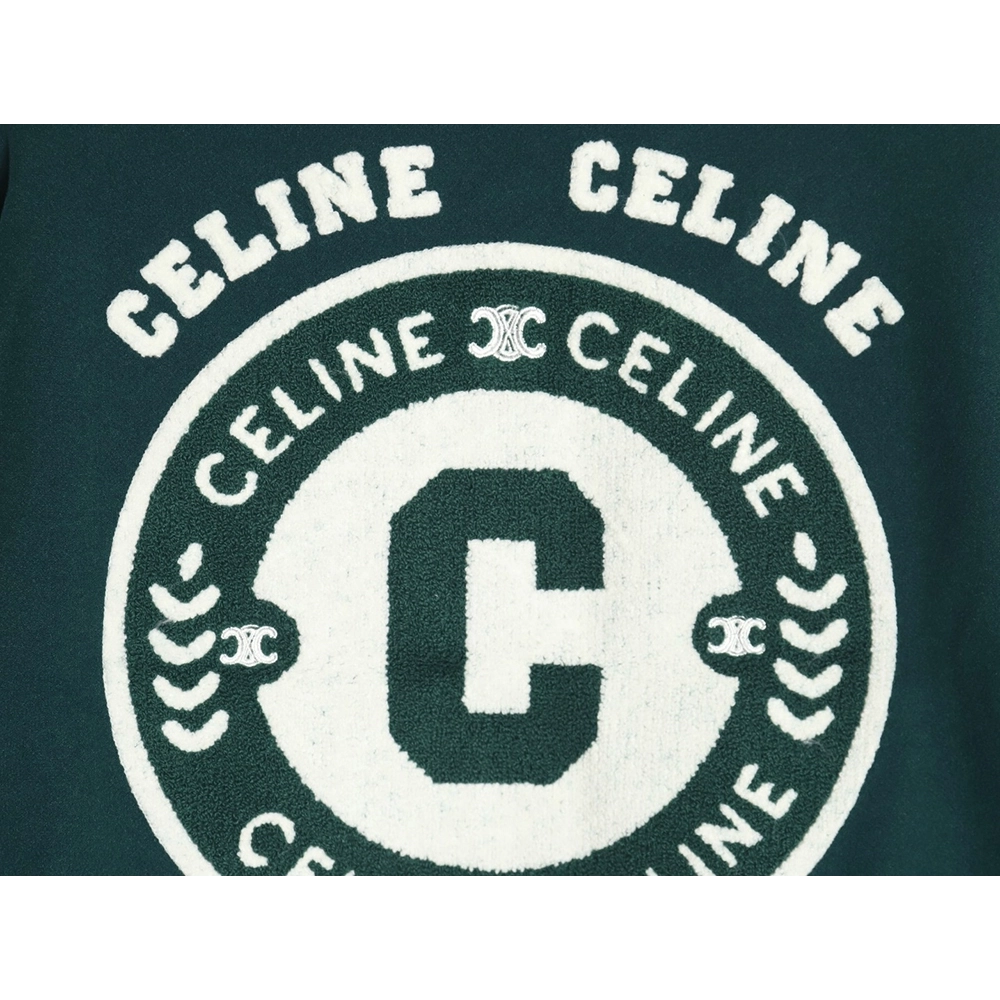 Celine Embroidered Baseball Jacket TSK1,Celine