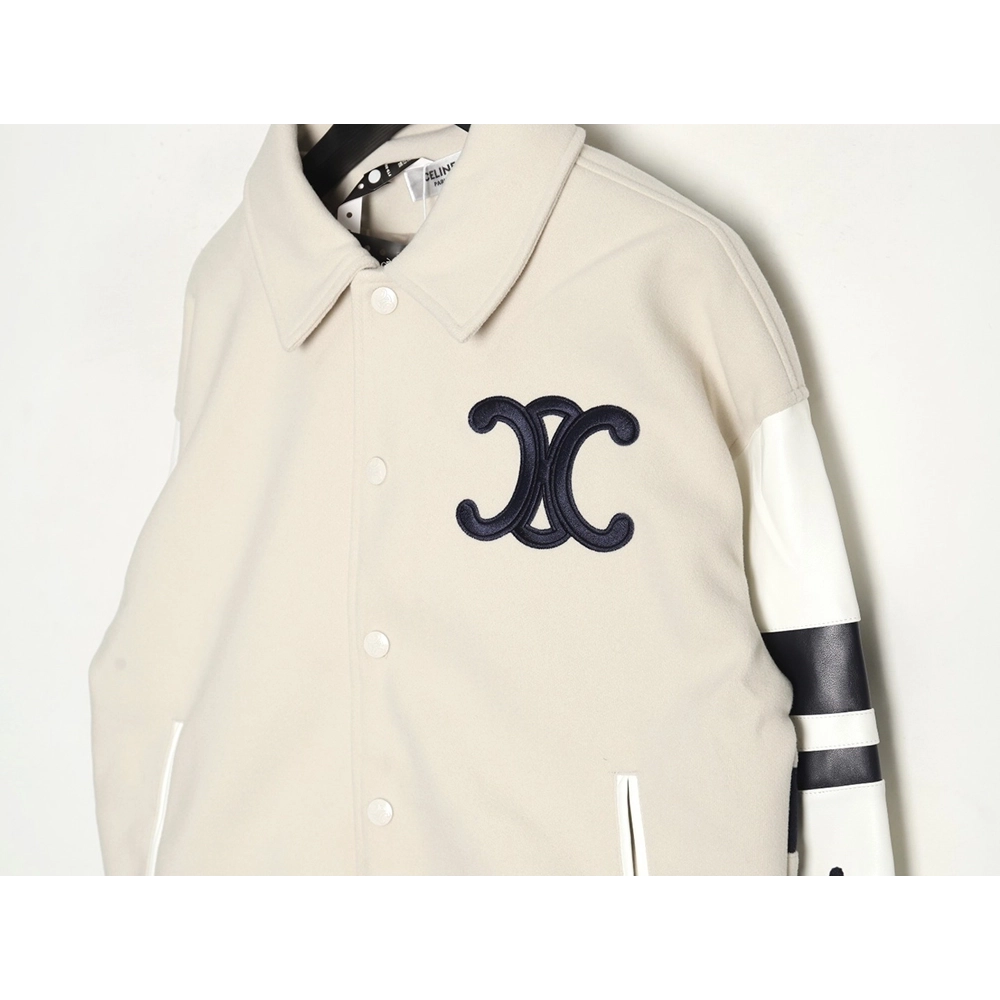 Celine Embroidered Baseball Jacket,Celine