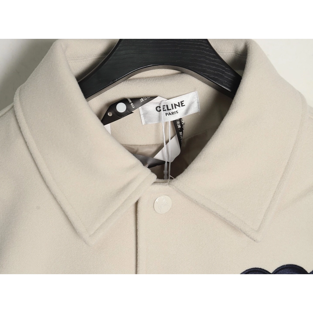 Celine Embroidered Baseball Jacket,Celine